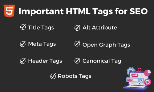 Important HTML Tags for SEO⁣